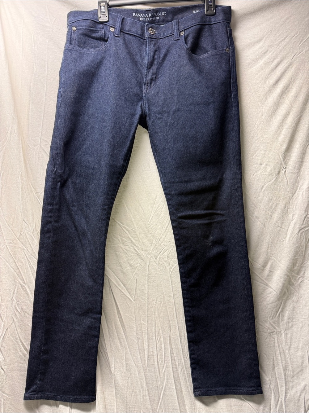 Banana Republic Slim Straight Jeans in Dark Navy